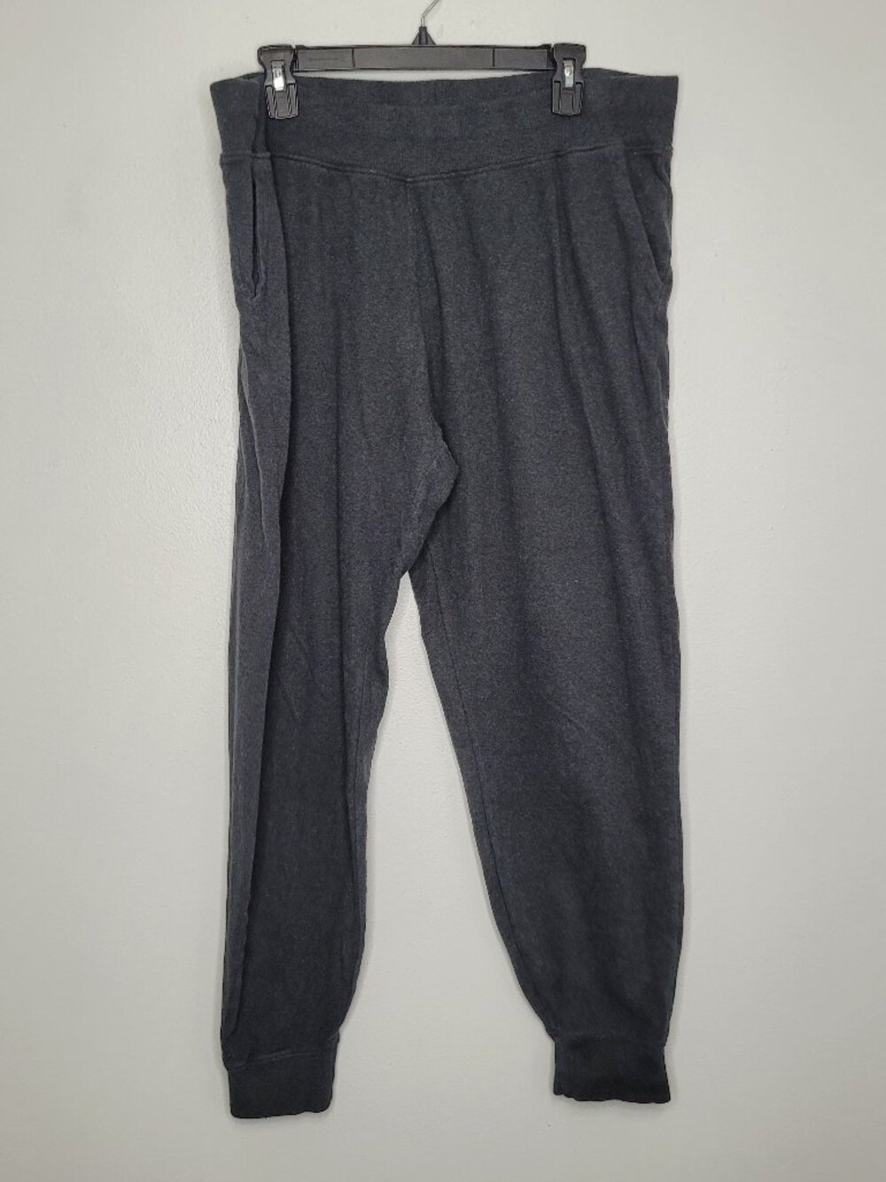 Pact dark gray organic cotton pull on jogger sweatpants size xxl